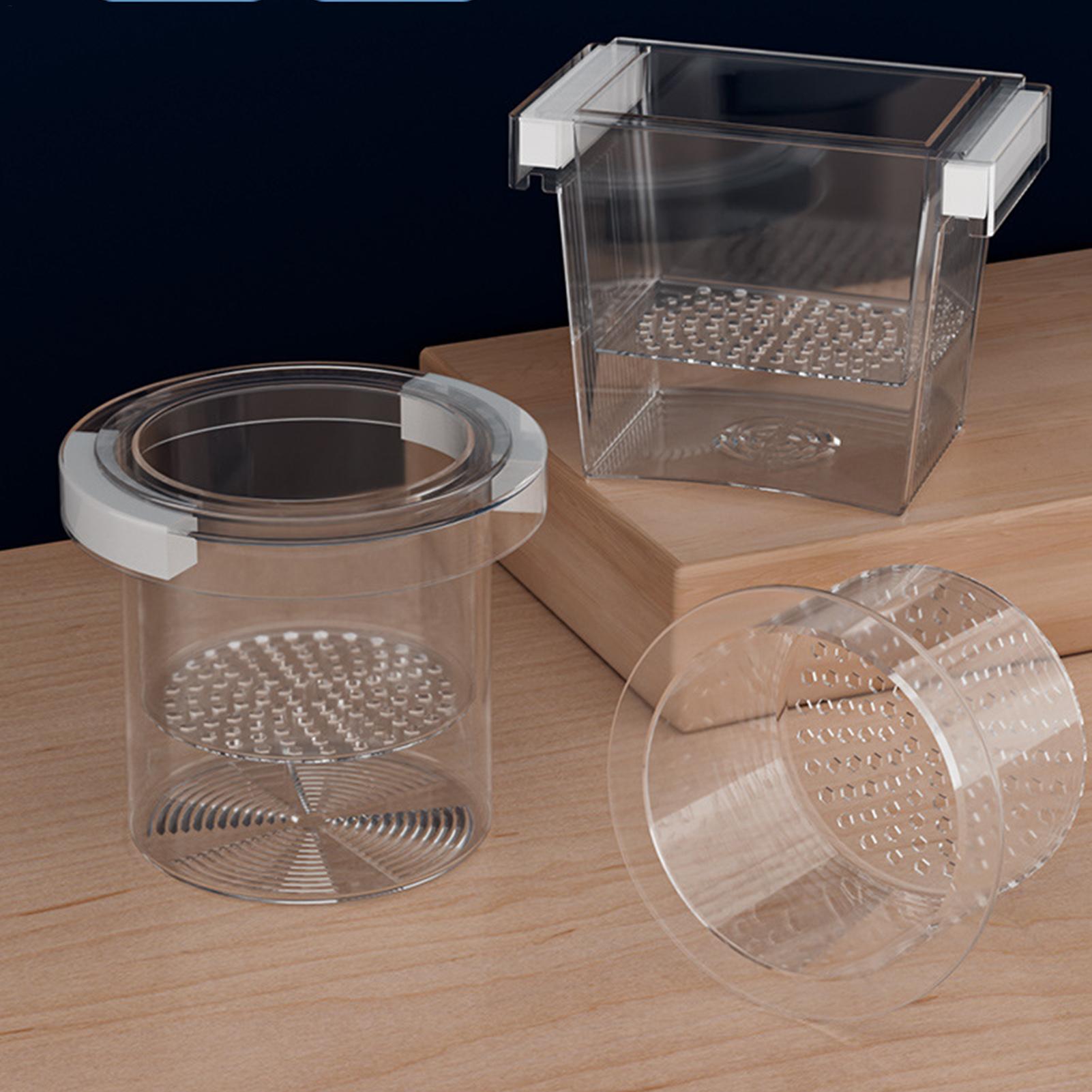 Aquarium Fish Betta - Schwimmende Fischzucht-Isolierbox, Aquarium-Zuchtkasten, Kunststoff-Fischzuchtbecken, Brutkasten, Aquarium-Zubehör