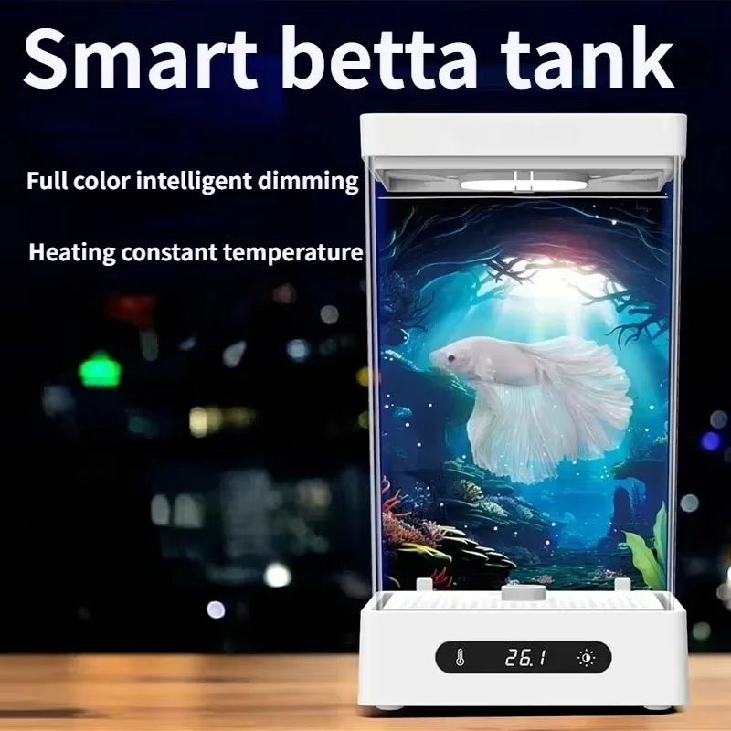 Xiaomi Aquarium Fish Tank - Intelligentes Betta-Fischbecken Mini Desktop-Aquarium mit Konstantheizung