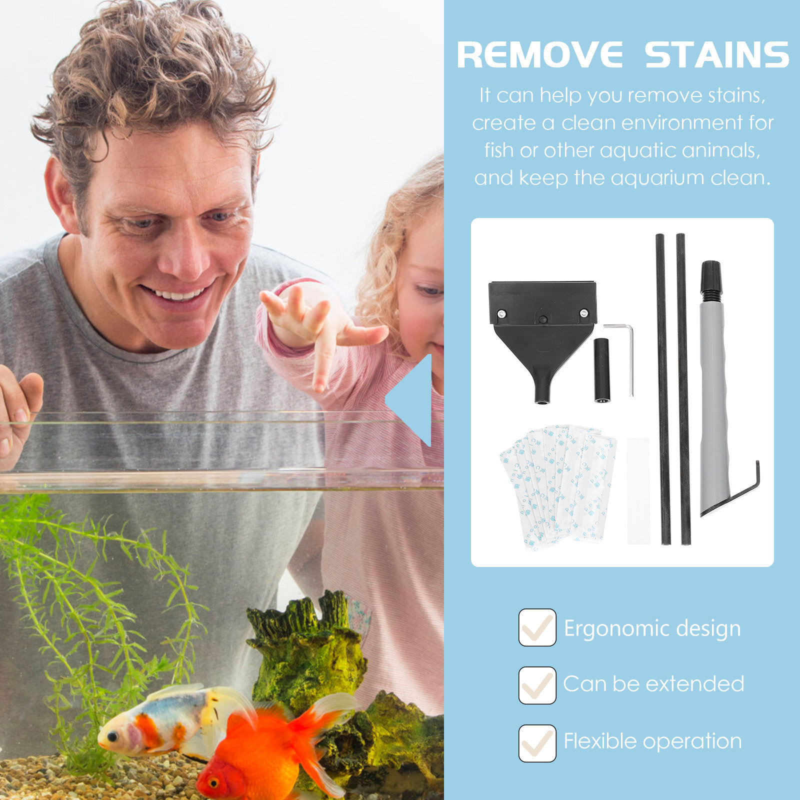 Aquarium-Schaber, Reinigungswe – Aquarium Fish Keeping Bewertung und Preis